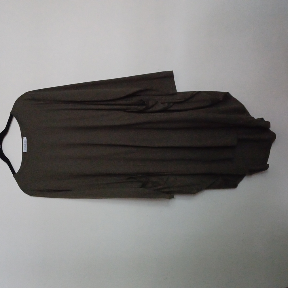 Olive Green High Low Dress